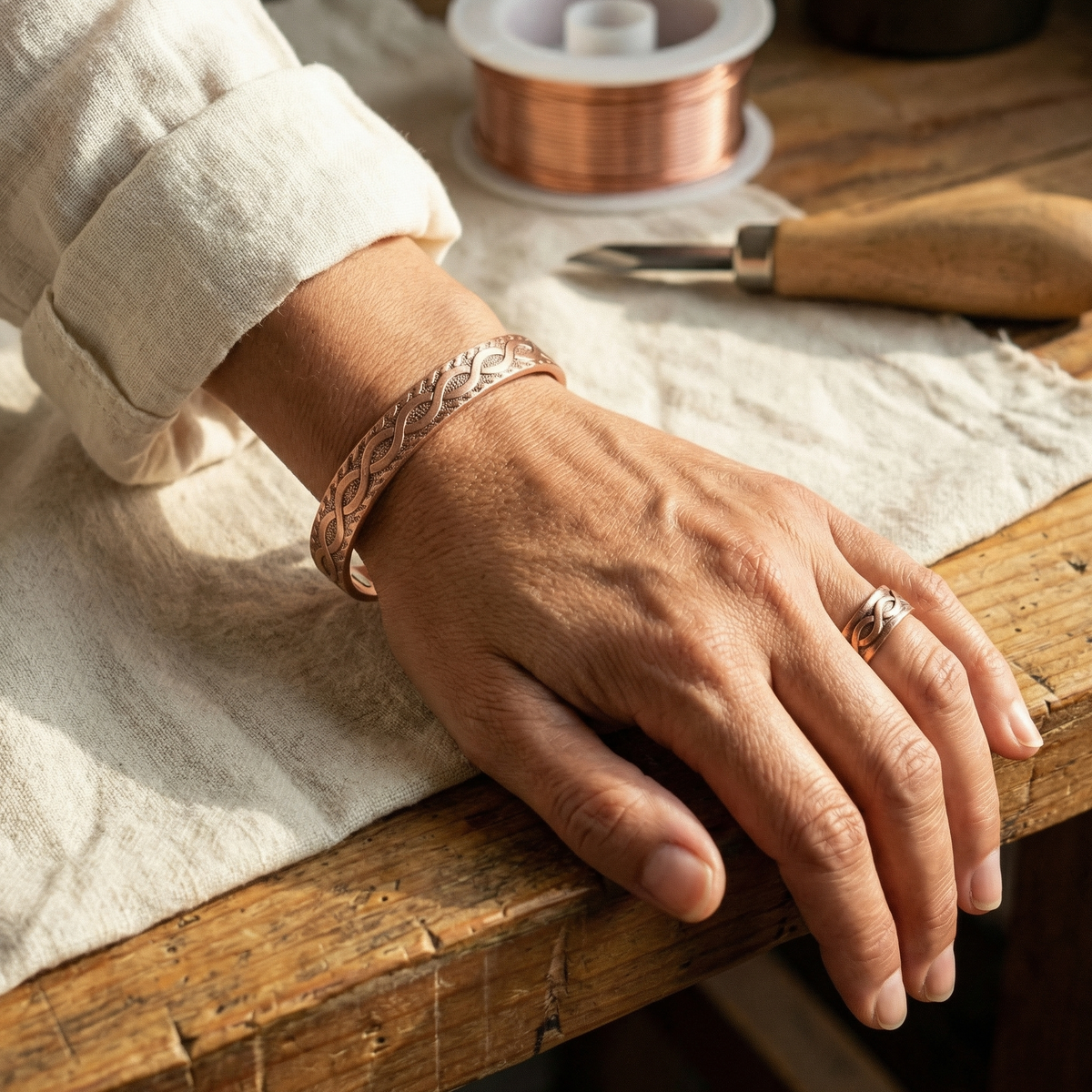 Charlotte's Knot Copper Set