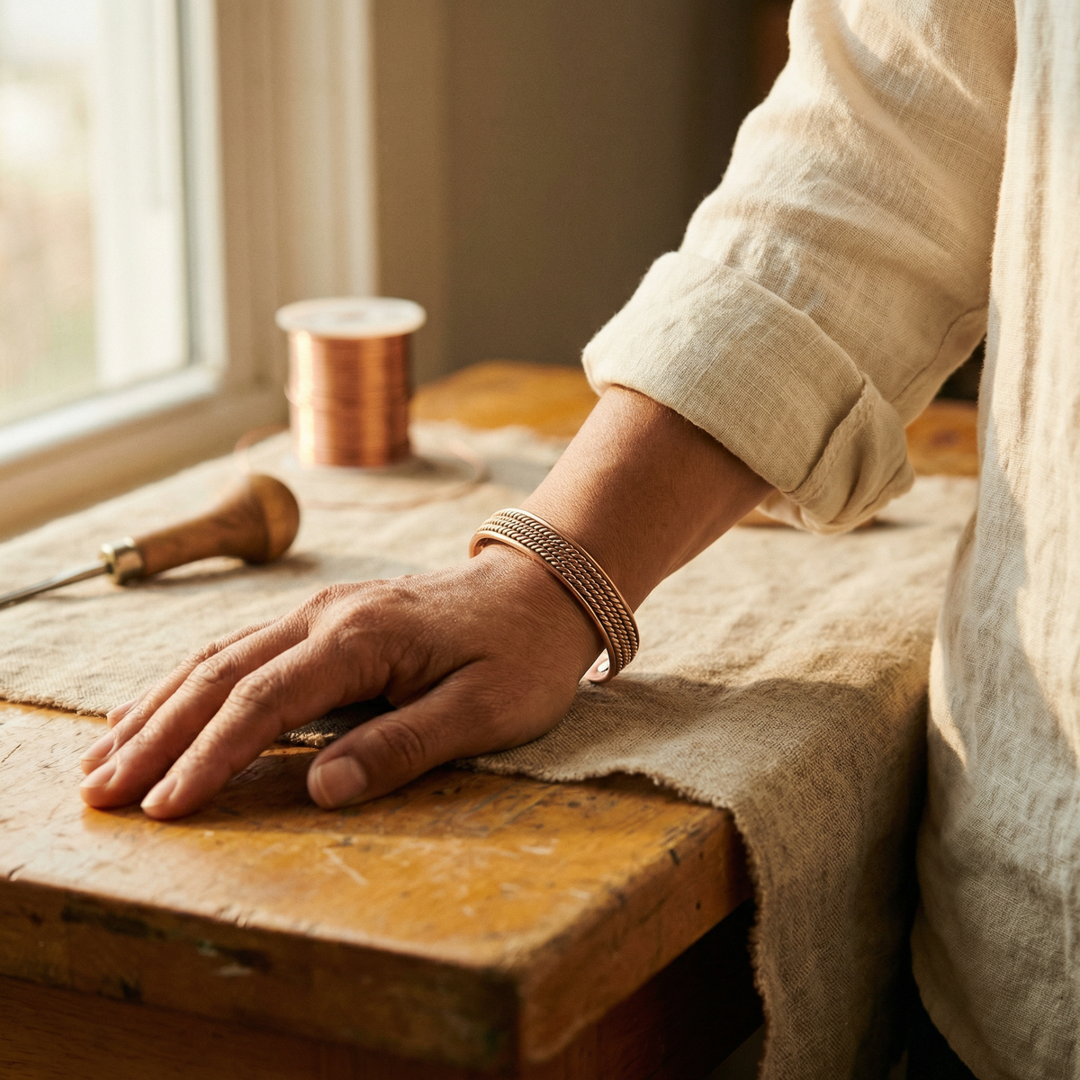 Charlotte's Forge Copper Bracelet