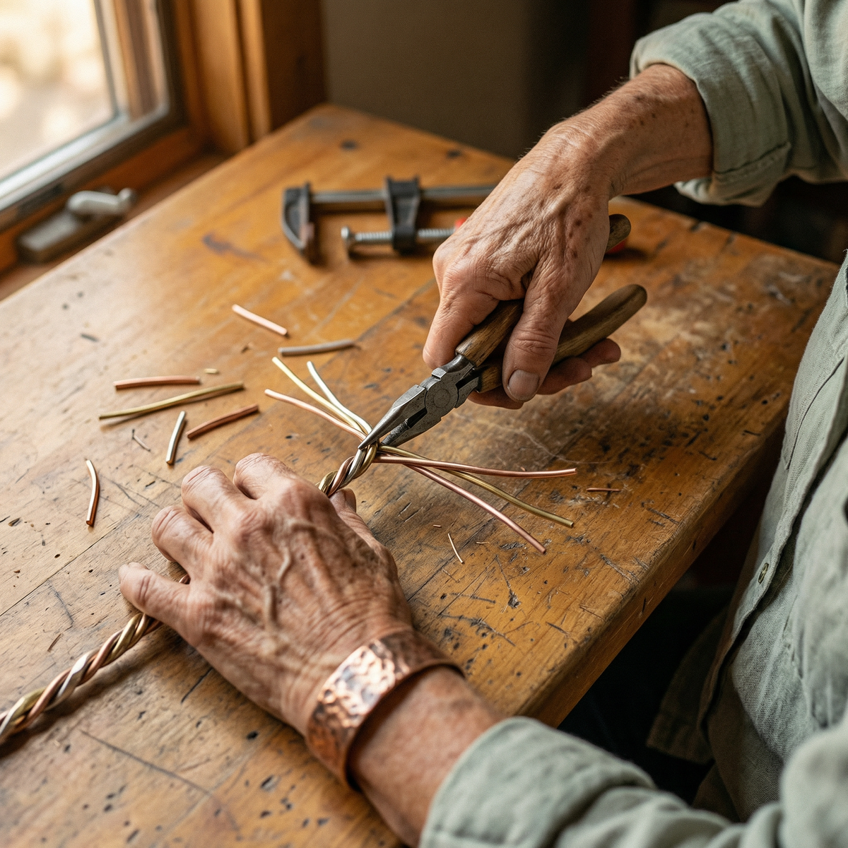 Charlotte's Stone Copper Bracelet