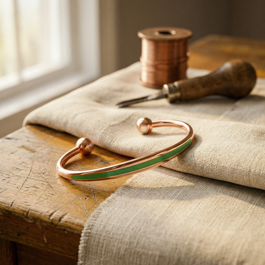 Charlotte's Jade Copper Bracelet
