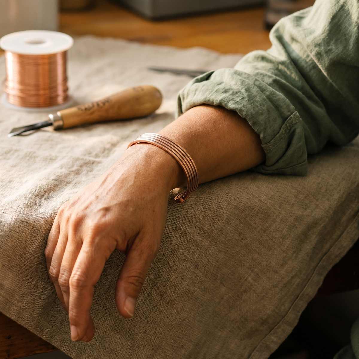 Charlotte's Ridge Copper Bracelet