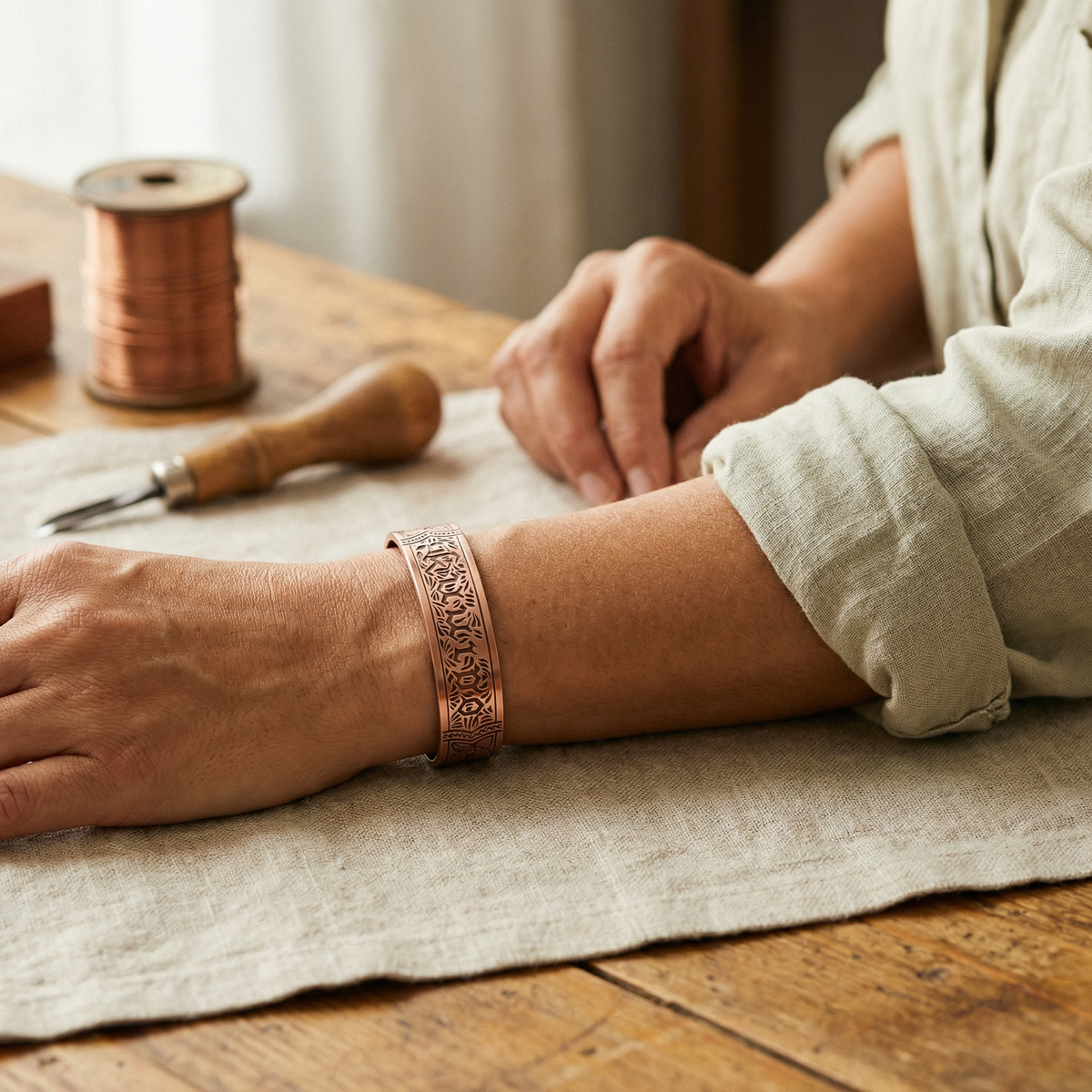 Charlotte's Drift Copper Bracelet