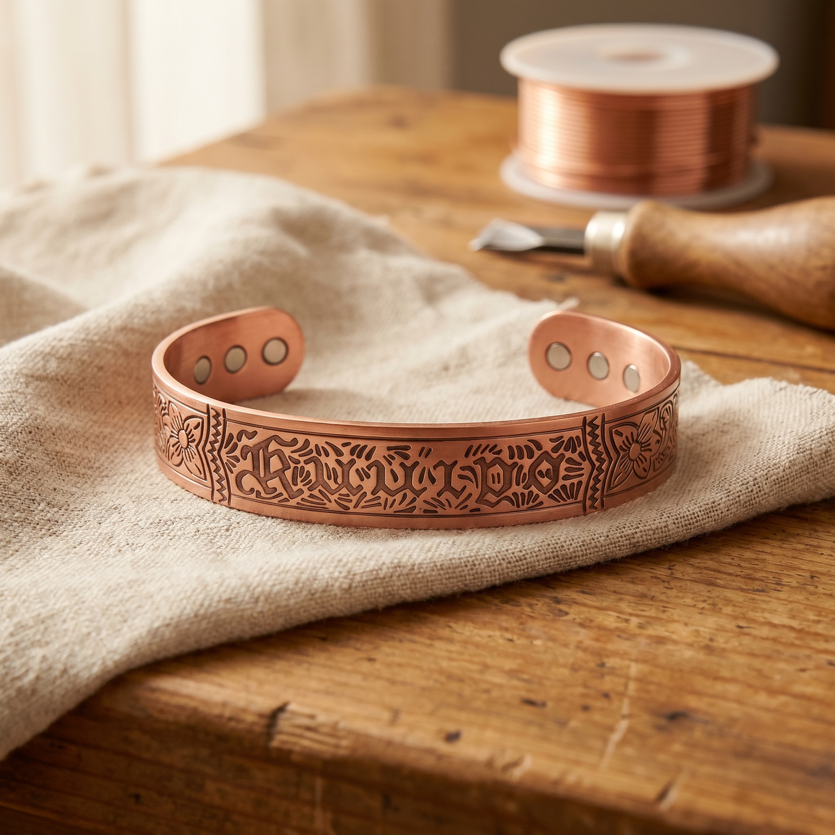 Charlotte's Drift Copper Bracelet