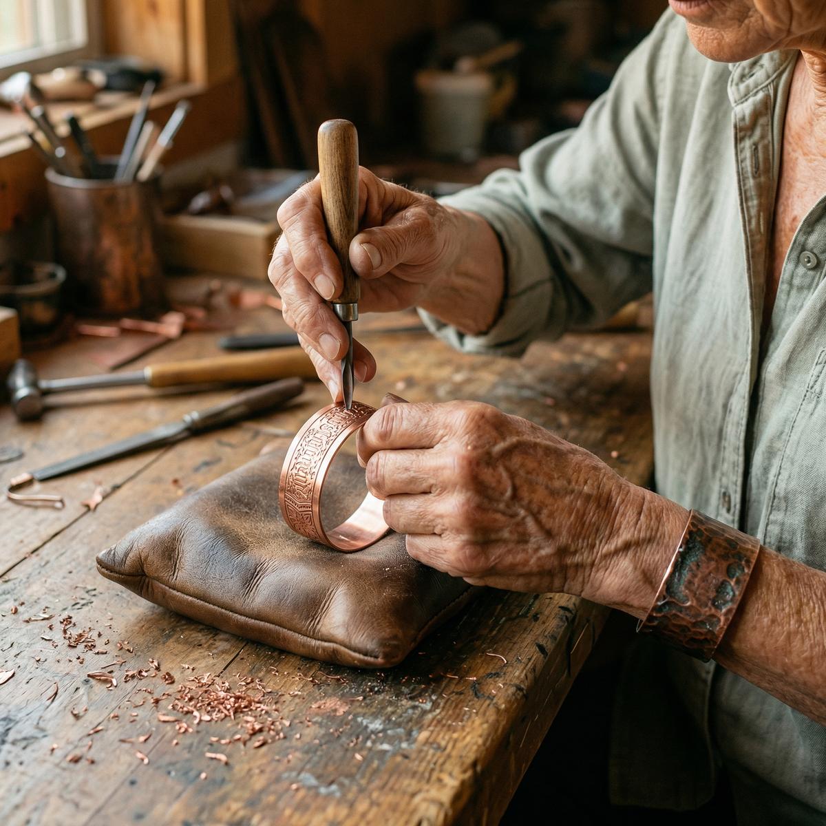 Charlotte's Drift Copper Bracelet