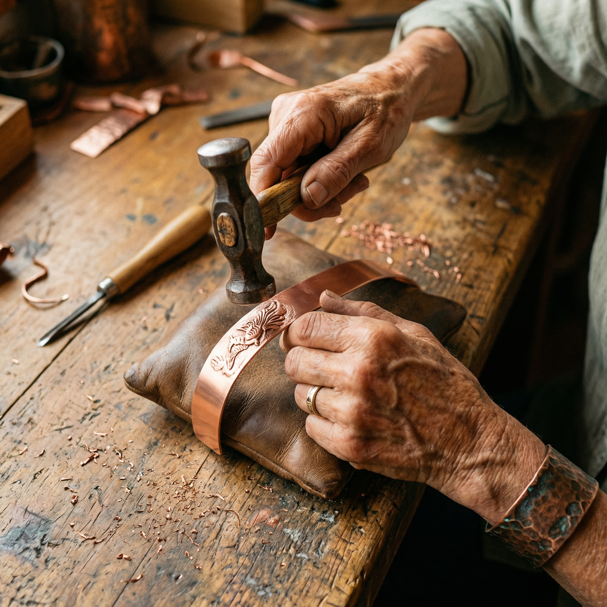 Charlotte's Loam Copper Bracelet