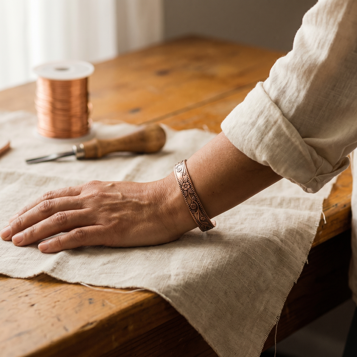 Charlotte's Knell Copper Bracelet