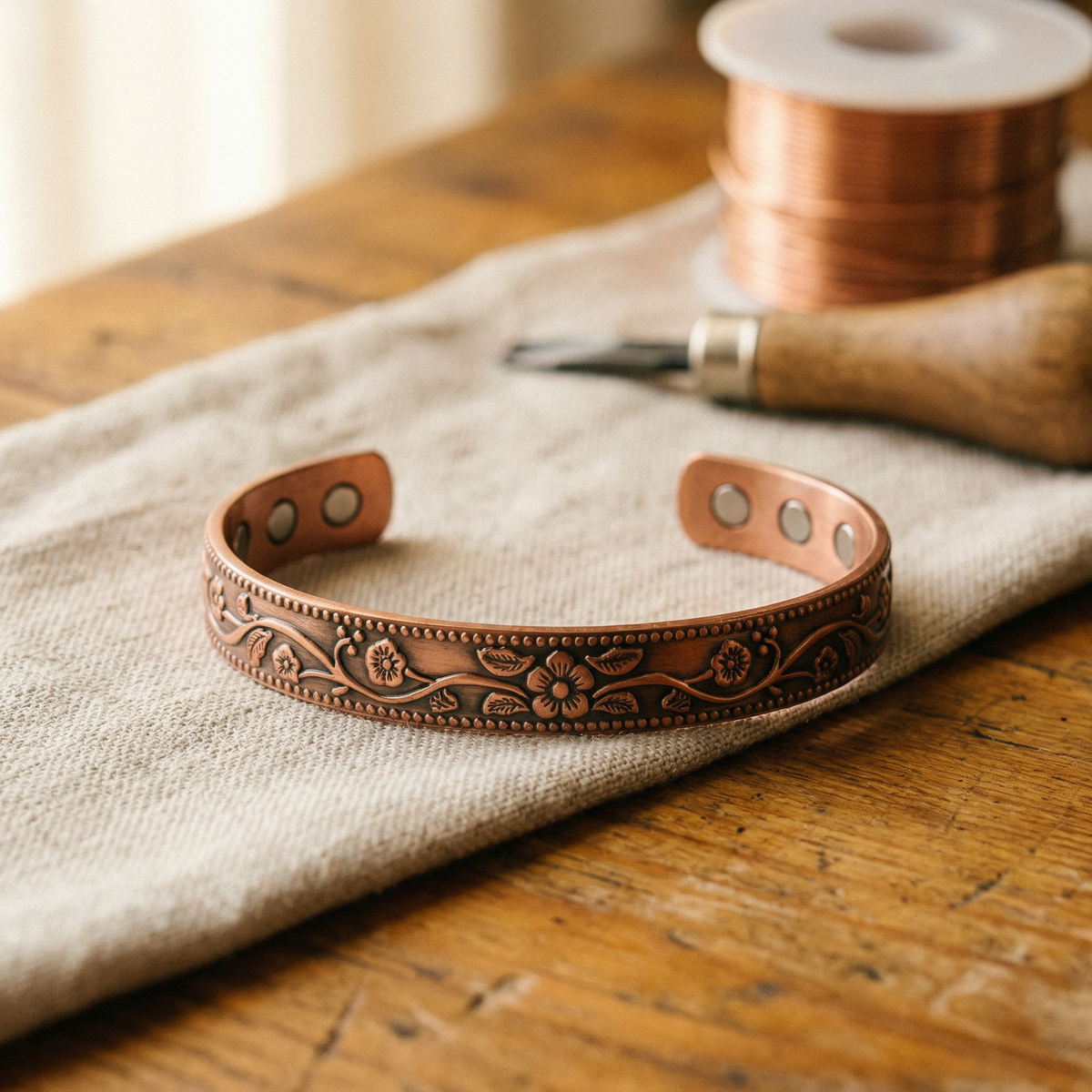 Charlotte's Knell Copper Bracelet