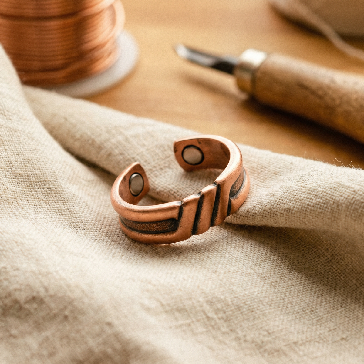 Charlotte's Peat Copper Ring