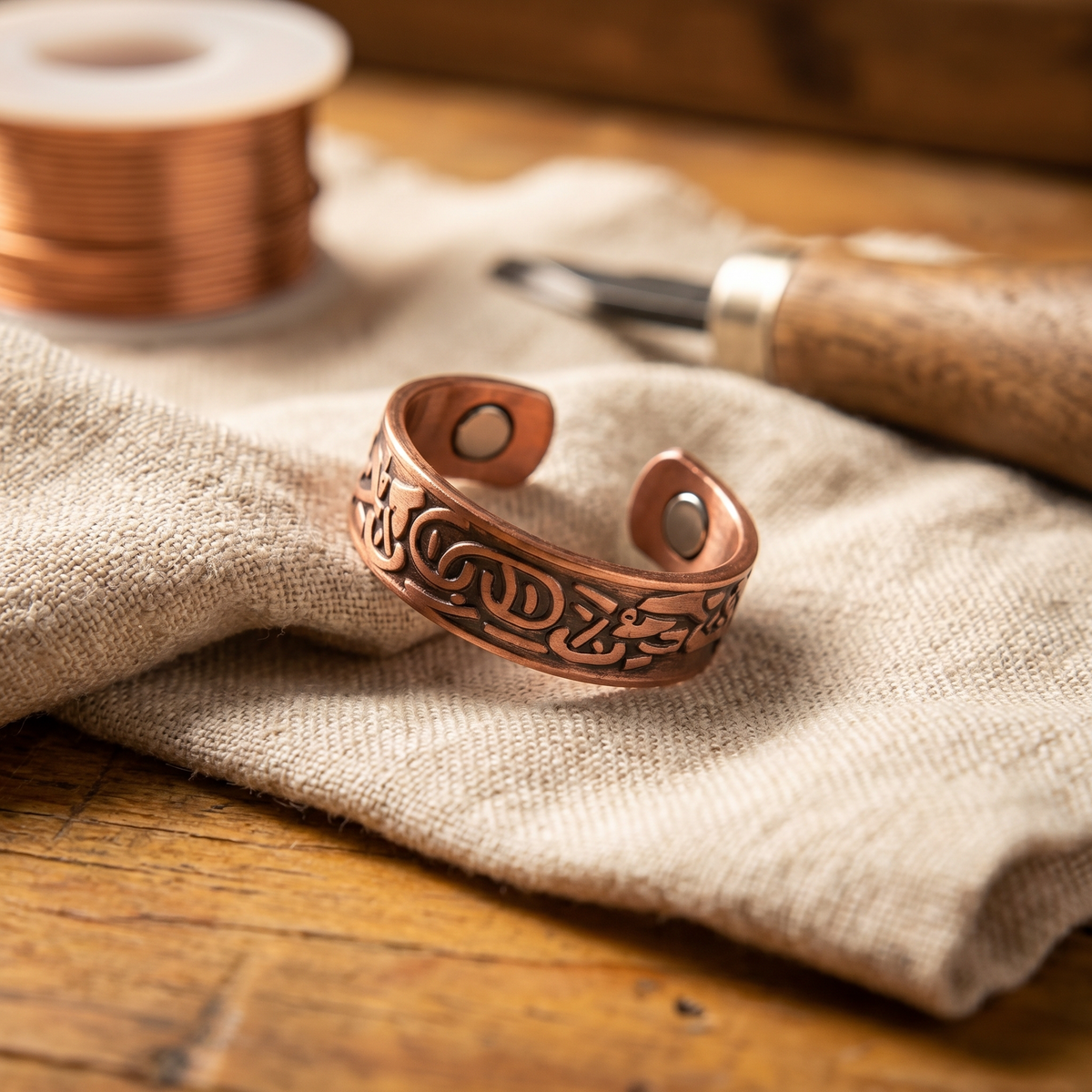 Charlotte's Burr Copper Ring