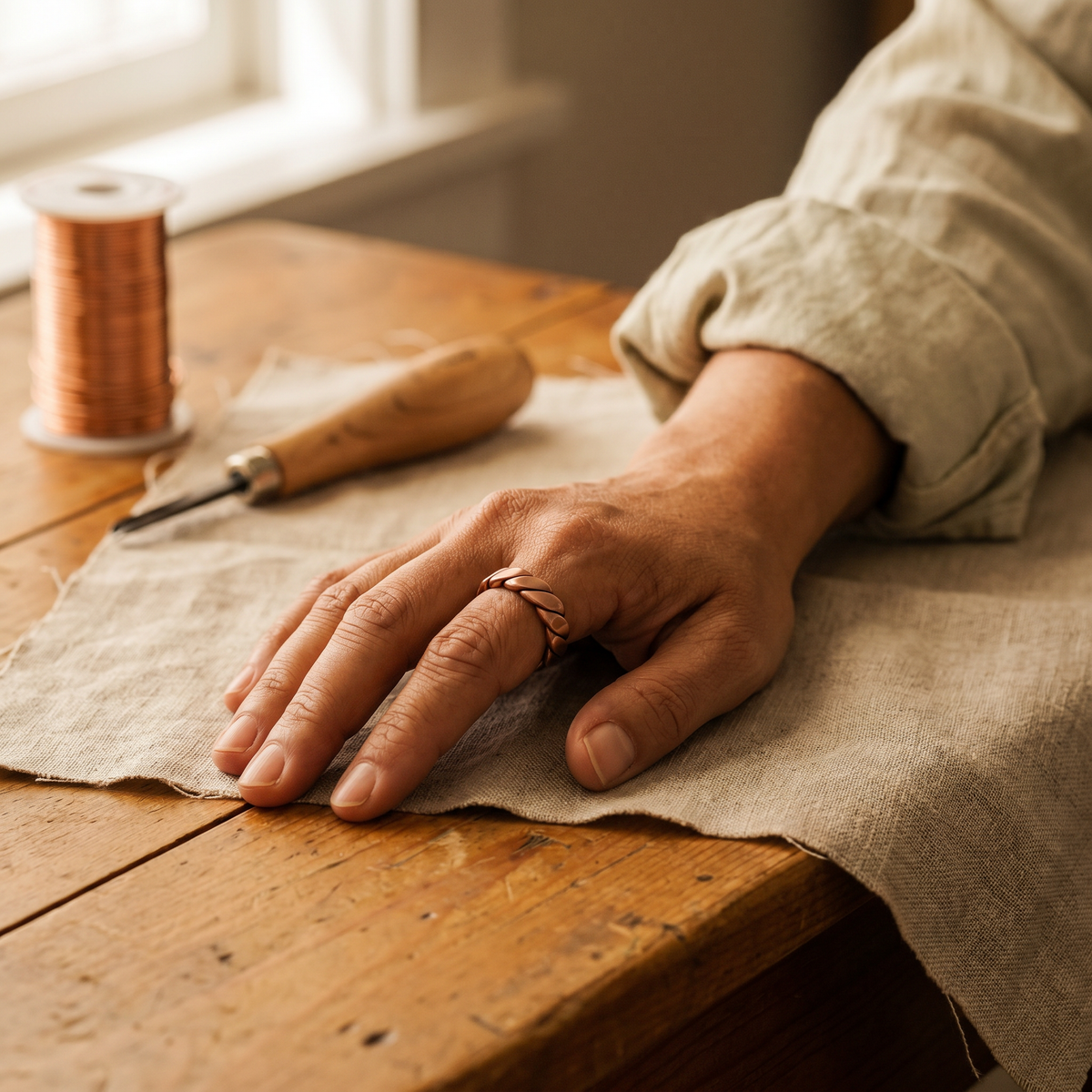 Charlotte's Knap Copper Ring
