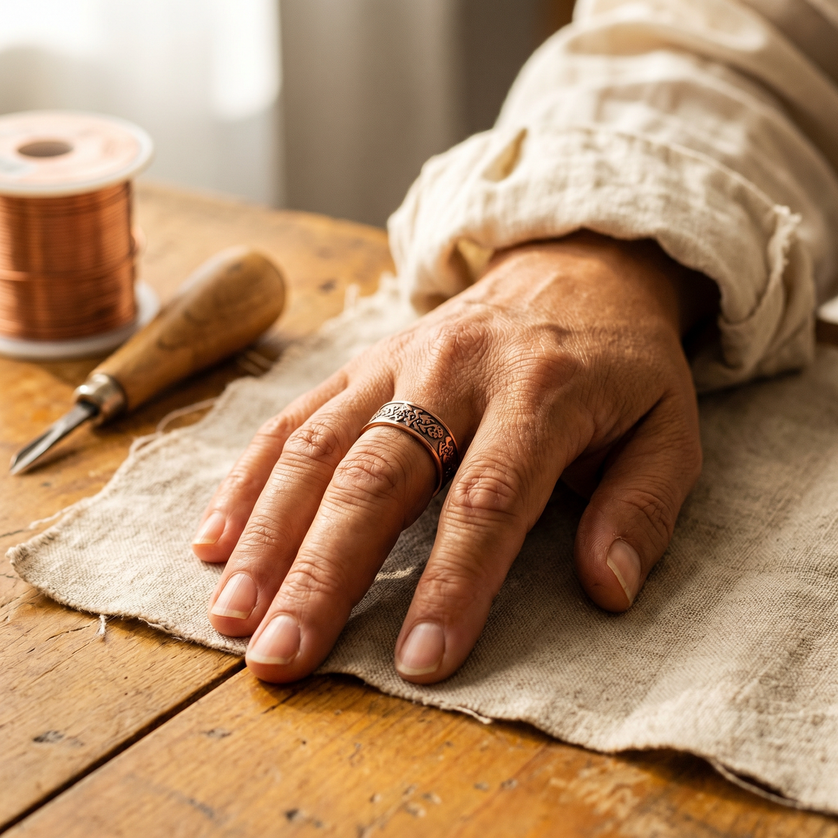 Charlotte's Clag Copper Ring