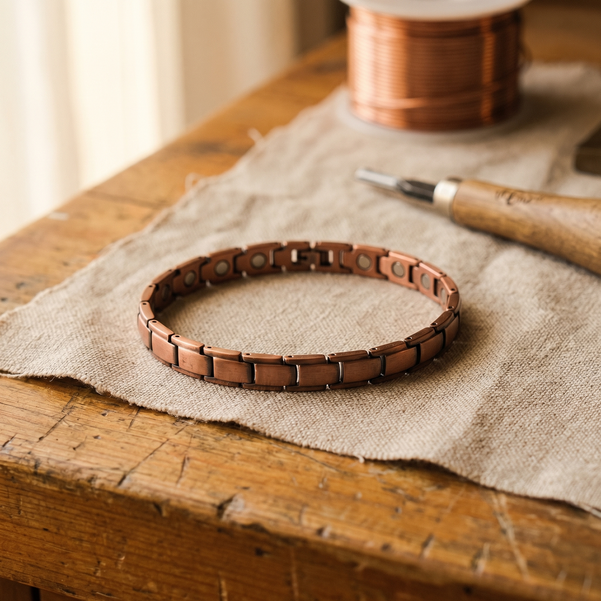 Charlotte's Shore Copper Anklet