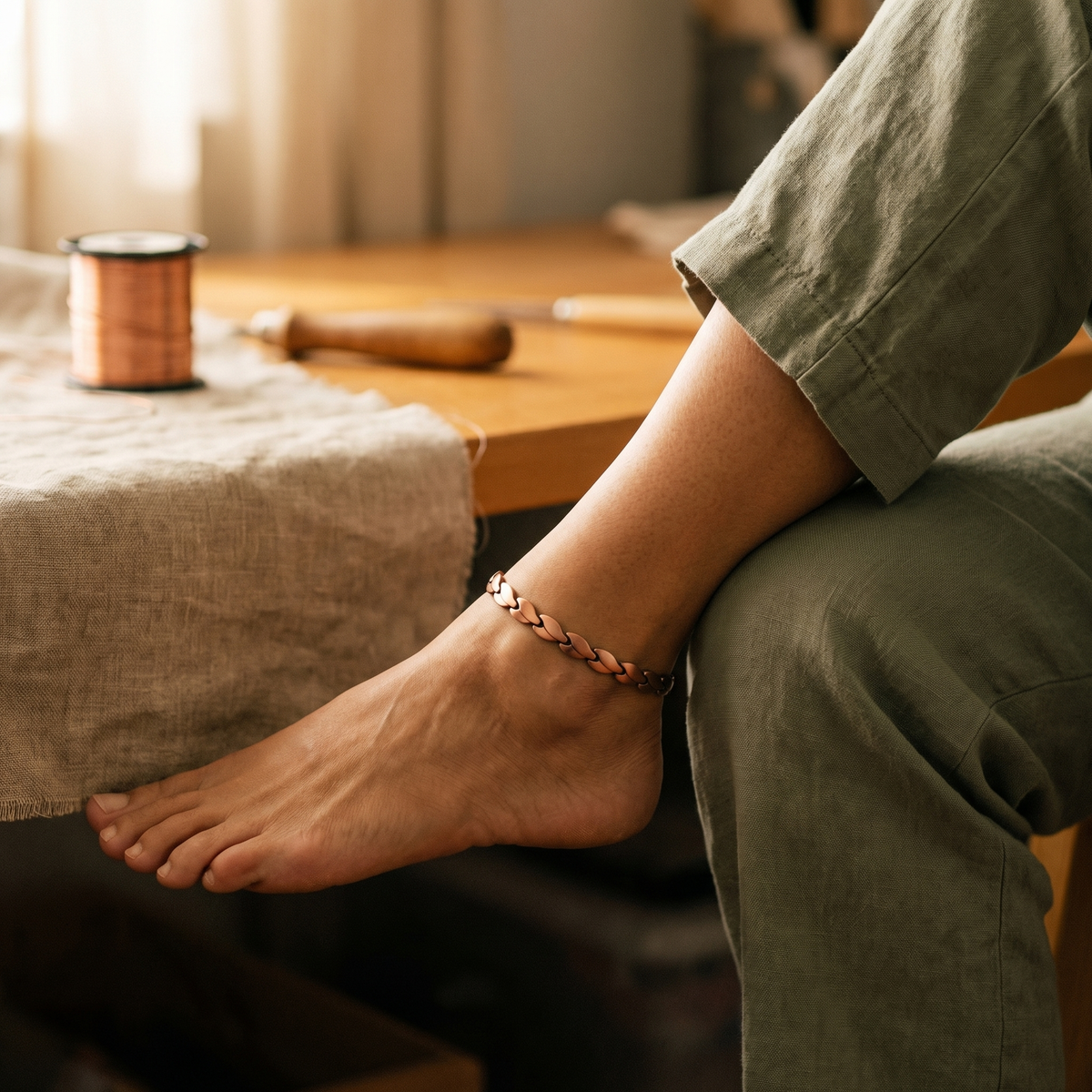 Charlotte's Marsh Copper Anklet