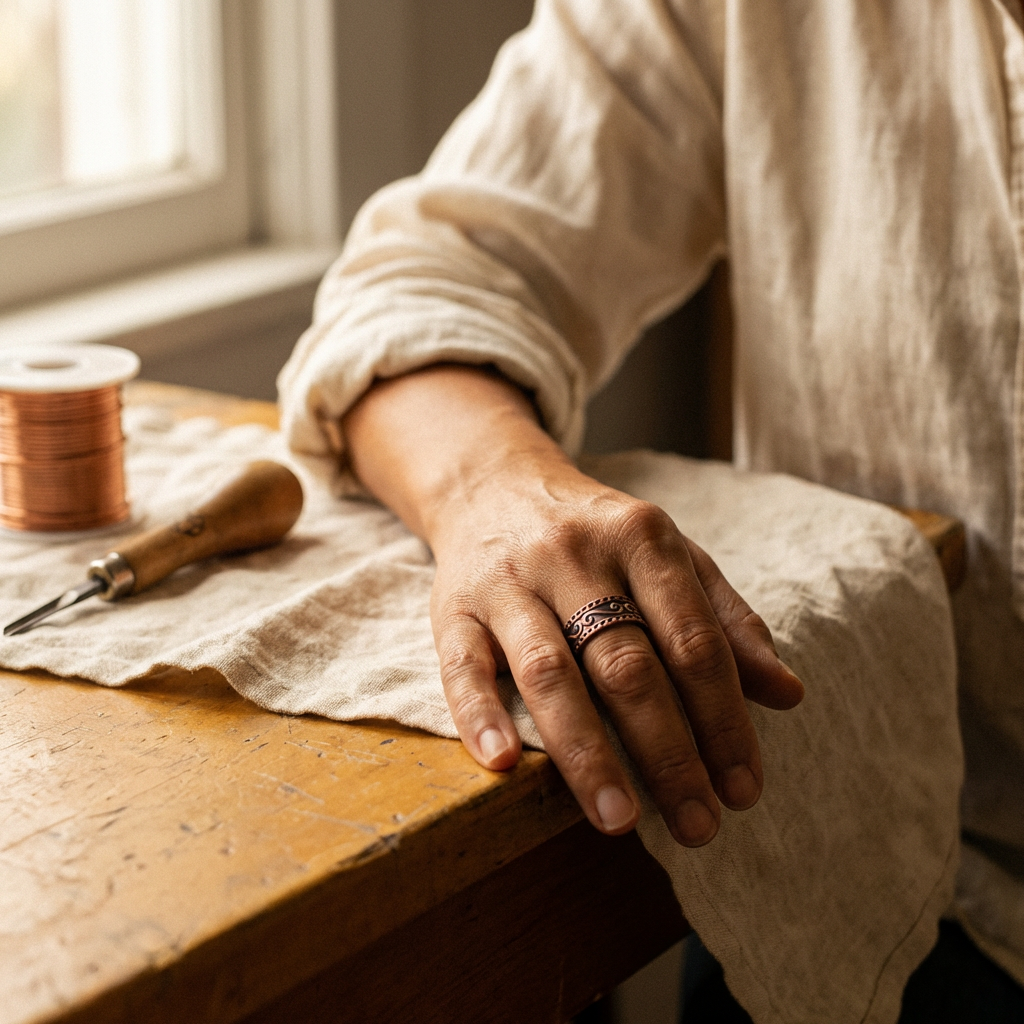 Charlotte's Fern Copper Ring