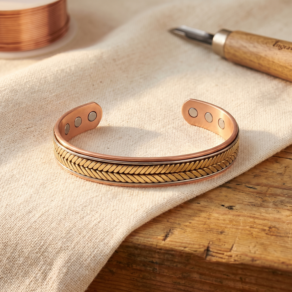 Charlotte's Harvest Copper Bracelet