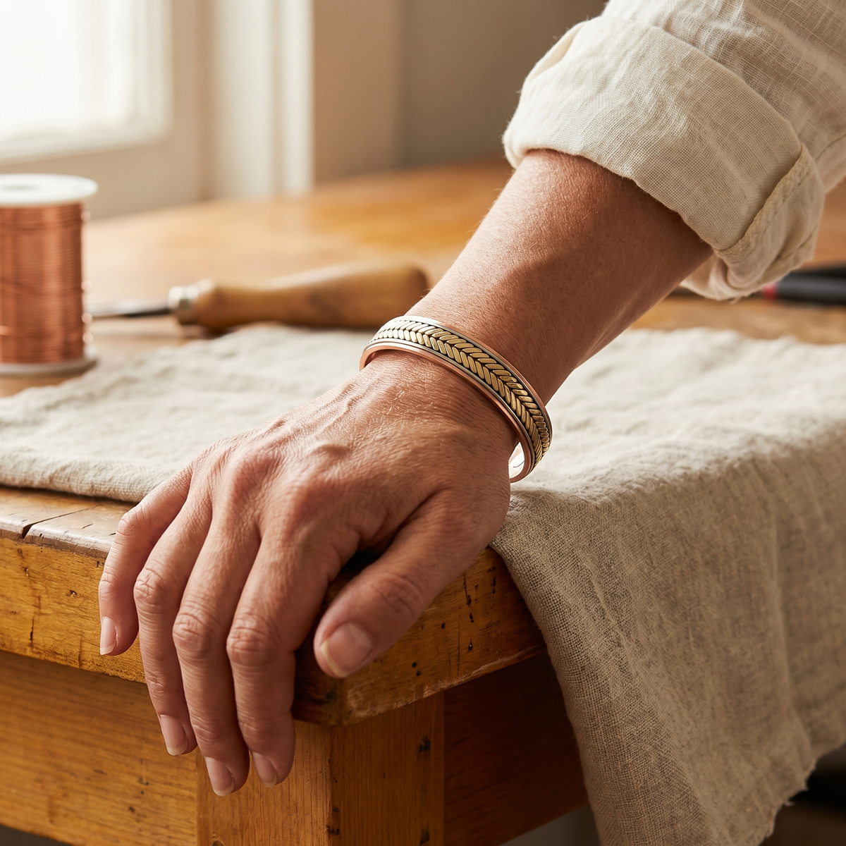 Charlotte's Harvest Copper Bracelet