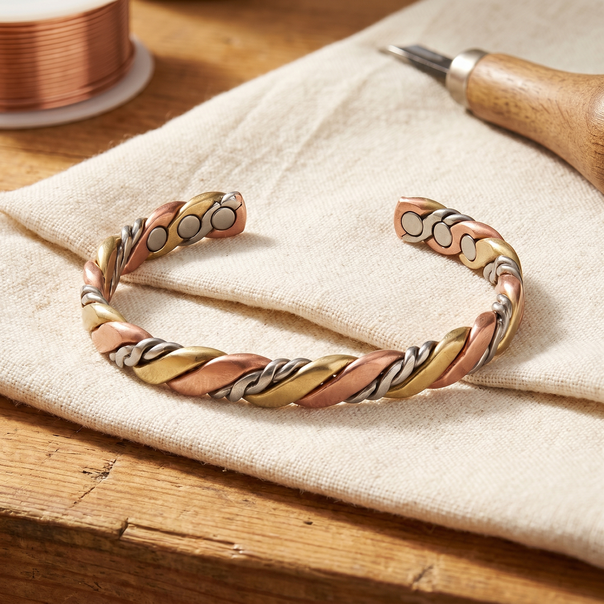 Charlotte's Stone Copper Bracelet