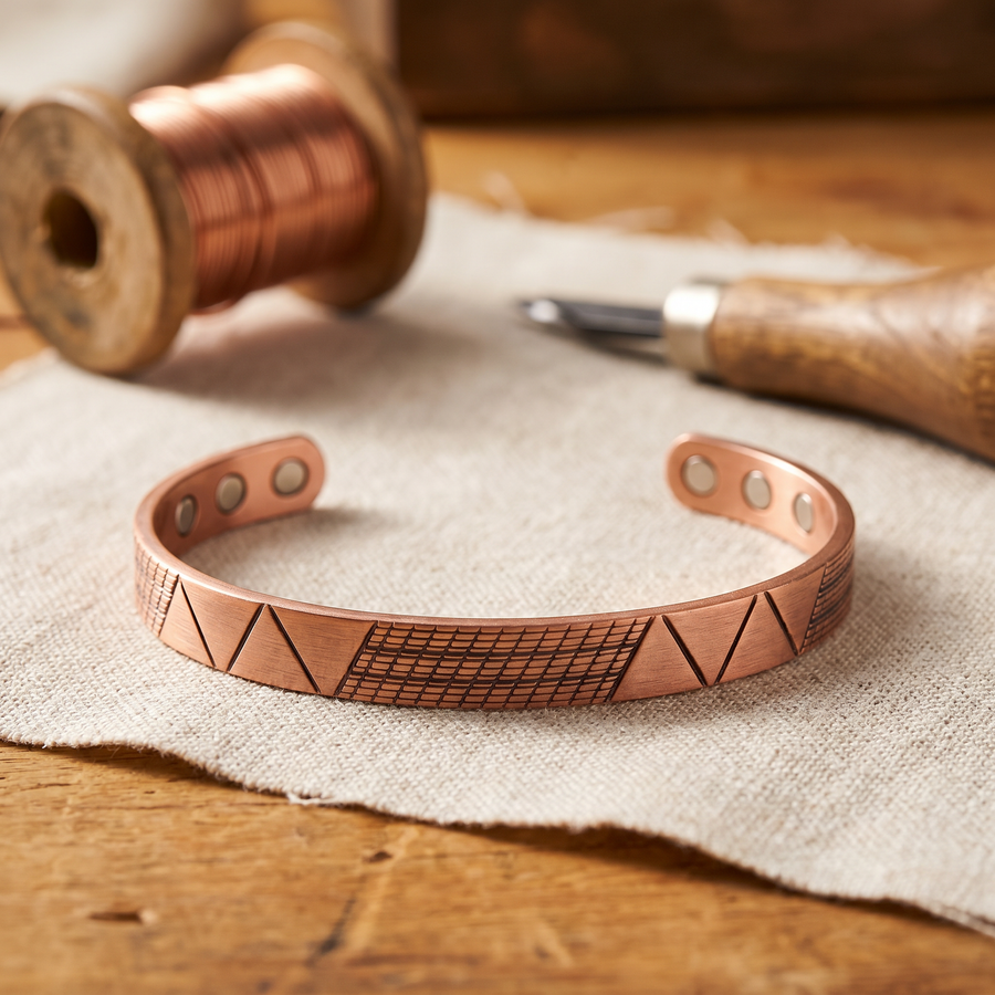 Charlotte's Crest Copper Bracelet