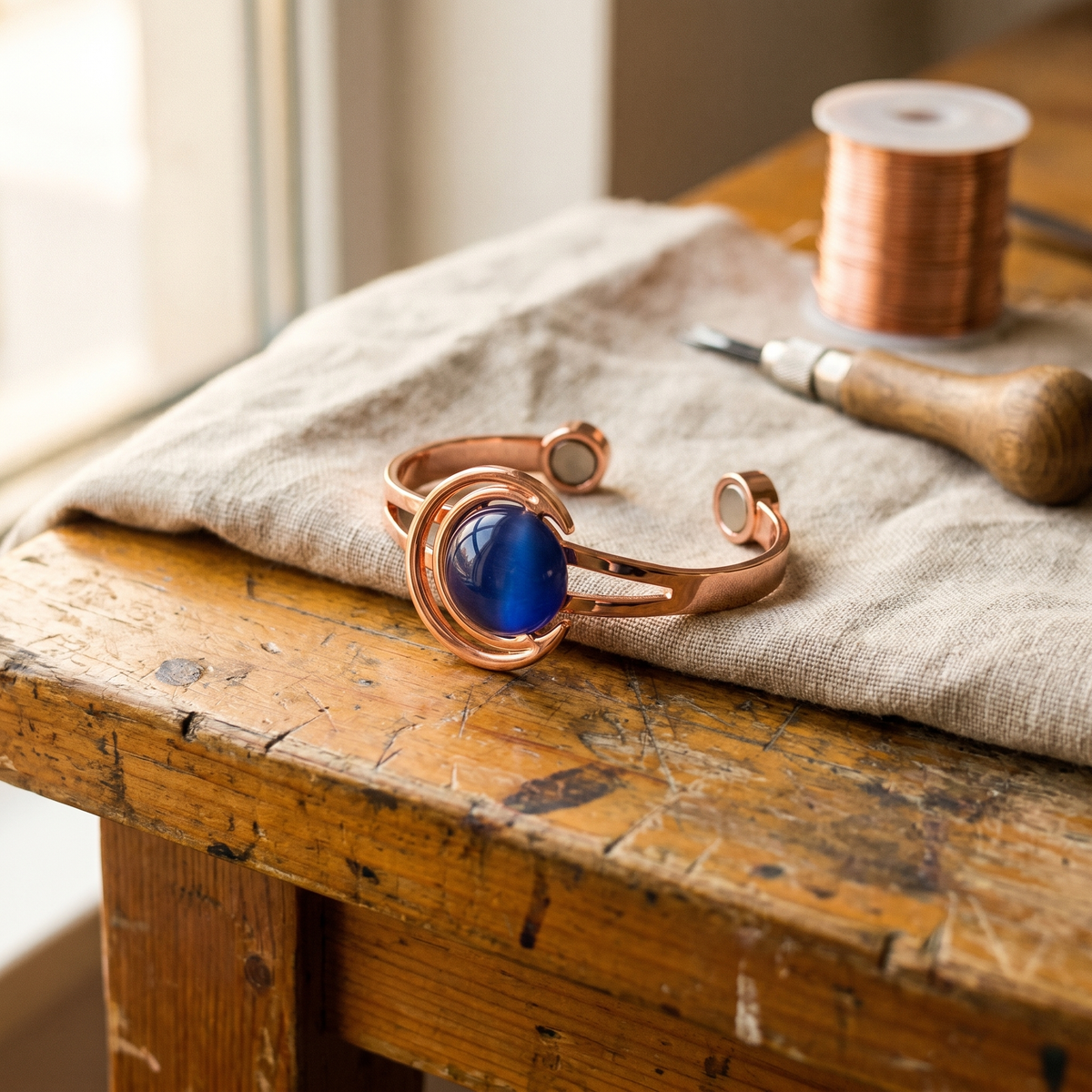 Charlotte's Sphere Copper Bracelet