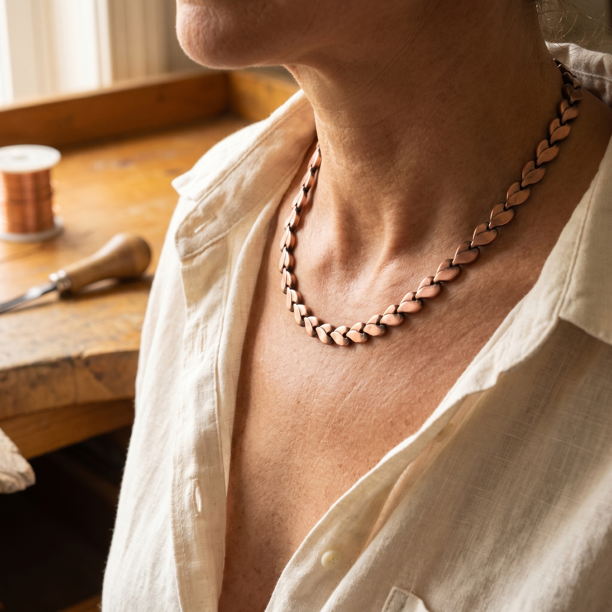 Charlotte's Briar Copper Necklace