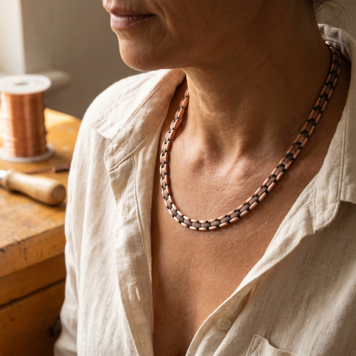 Charlotte's Haze Copper Necklace