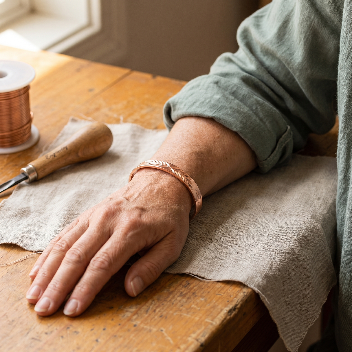 Charlotte's Lunar Copper Bracelet