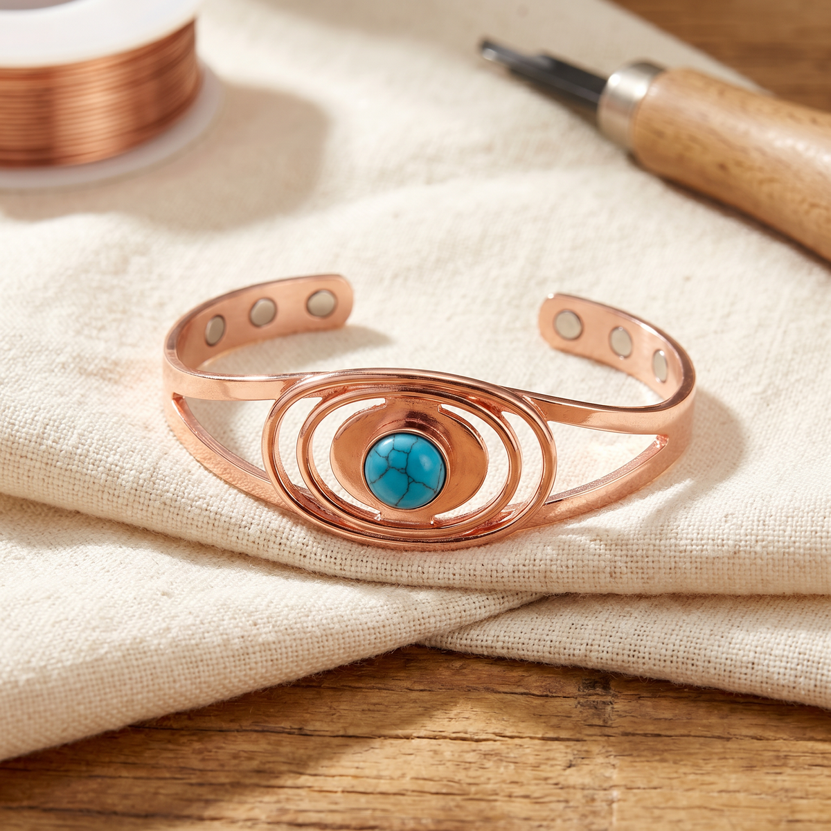 Charlotte's Sedge Copper Bracelet