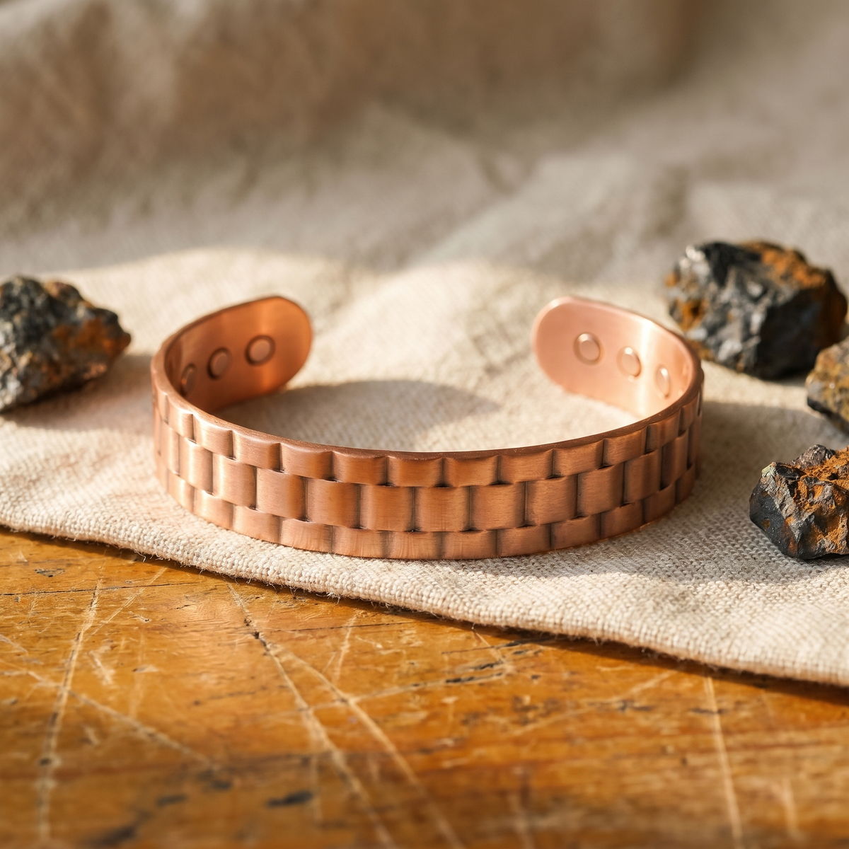 Charlotte's Ore Men's Copper Bracelet