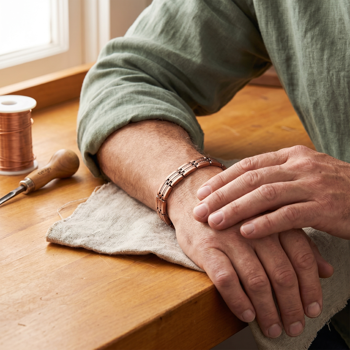 Charlotte's Pike Men's Copper Bracelet