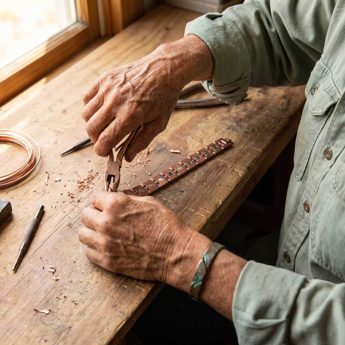Charlotte's Pike Men's Copper Bracelet