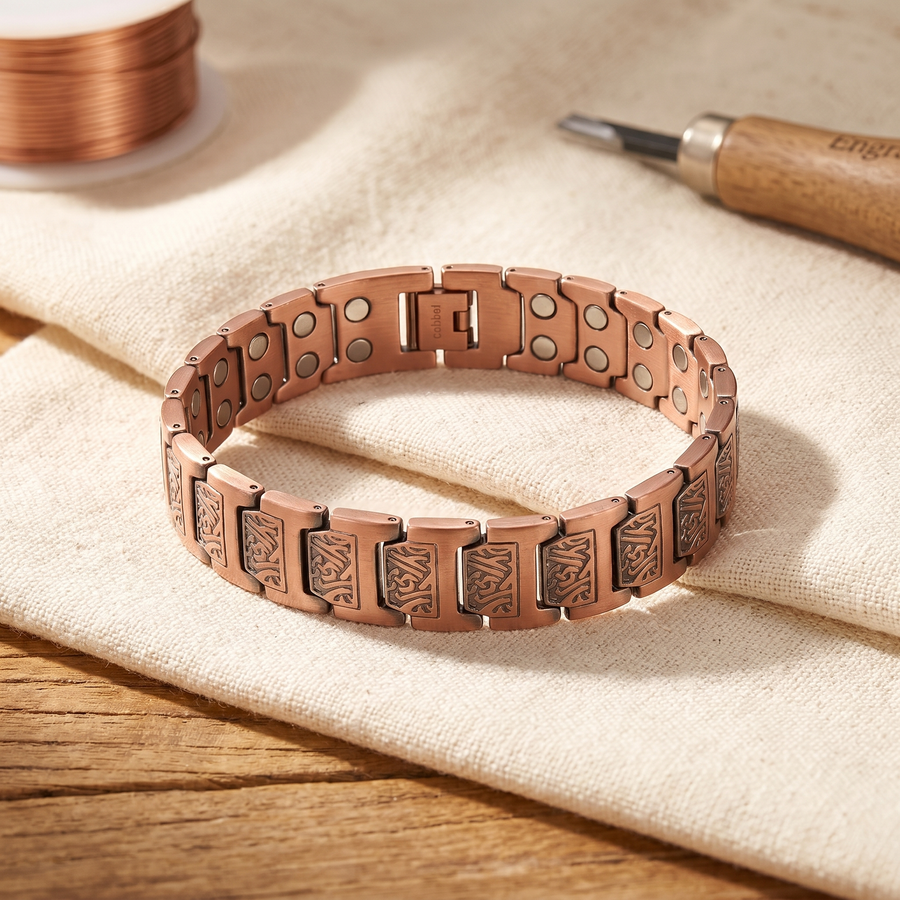 Charlotte's Glen Men's Copper Bracelet
