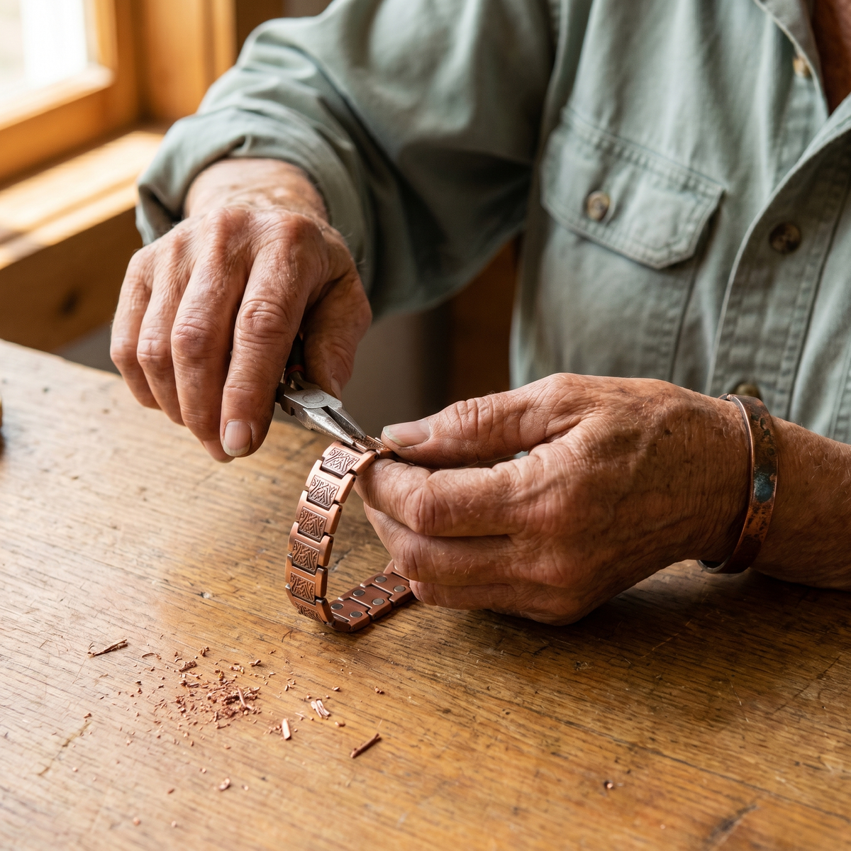 Charlotte's Glen Men's Copper Bracelet