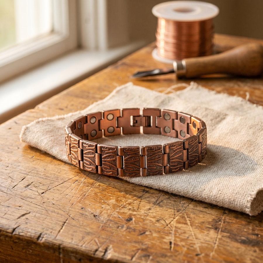 Charlotte's Grit Men's Copper Bracelet