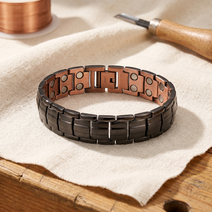 Charlotte's Ochre Men's  Copper Bracelet