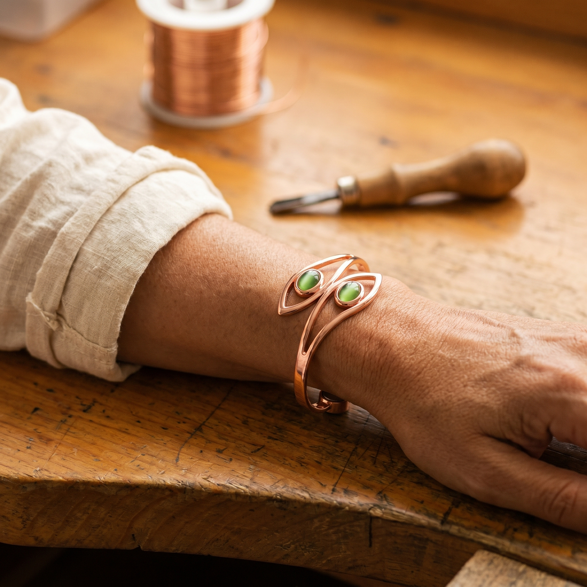 Charlotte's Opal Copper Bracelet