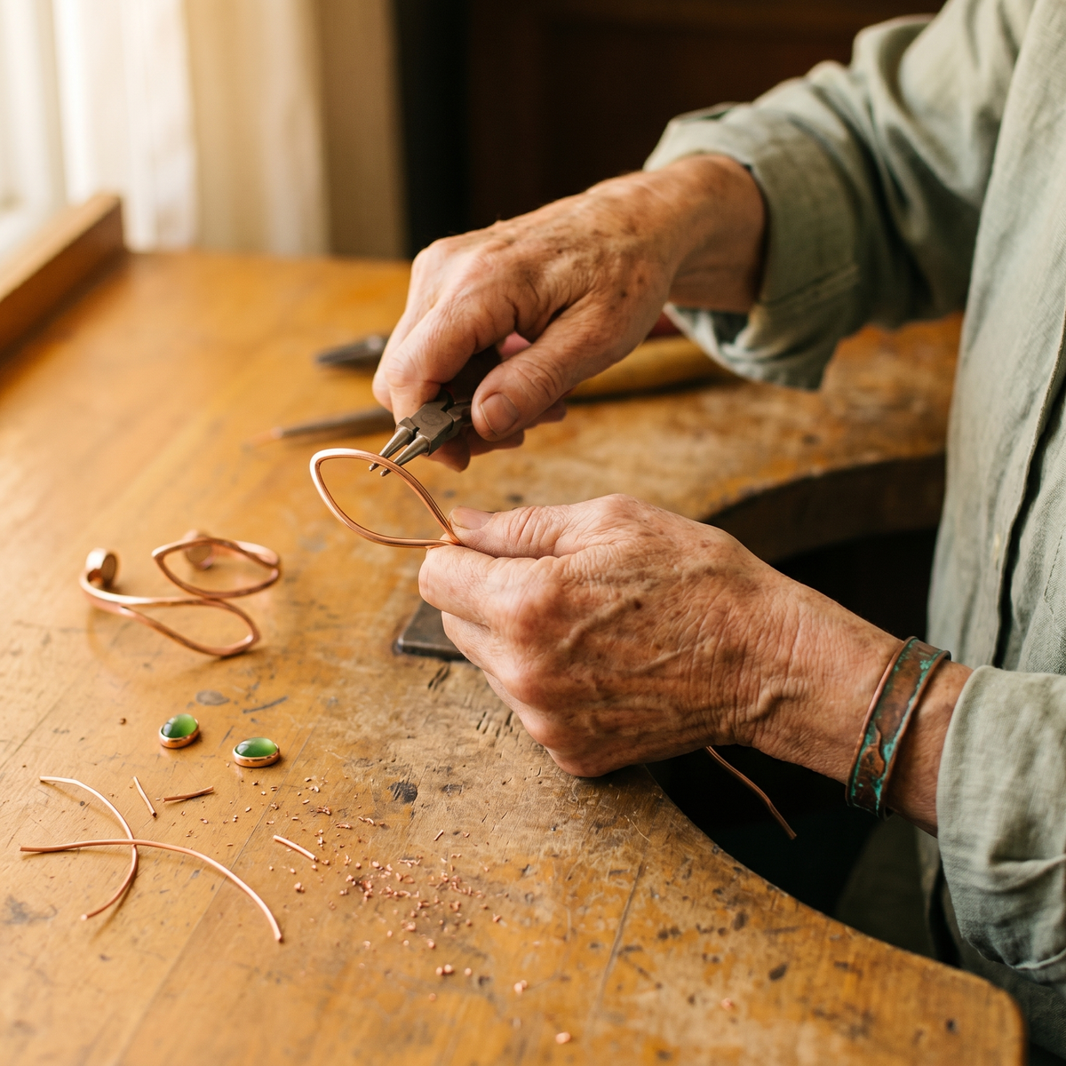 Charlotte's Opal Copper Bracelet