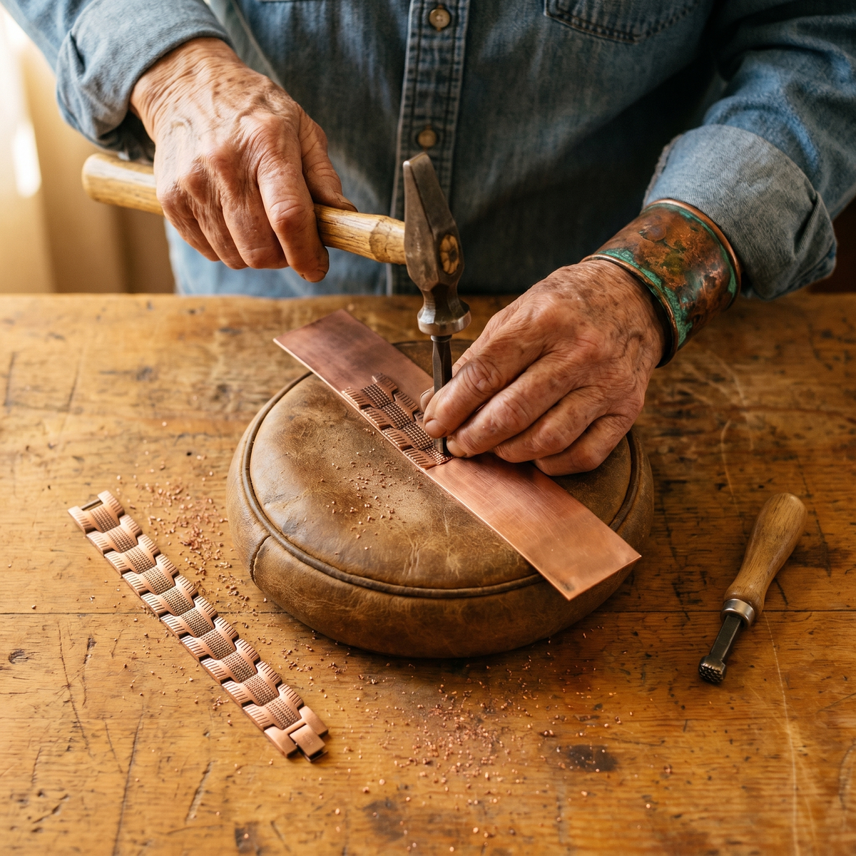 Charlotte's Crag Copper Bracelet