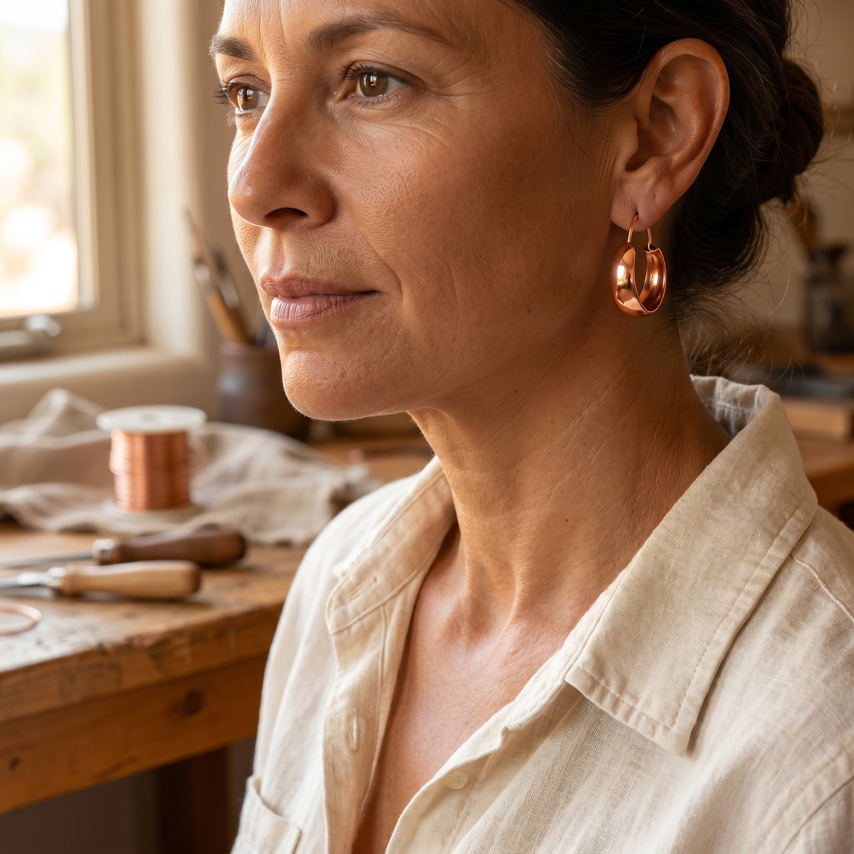 Charlotte's Dell Copper Earrings