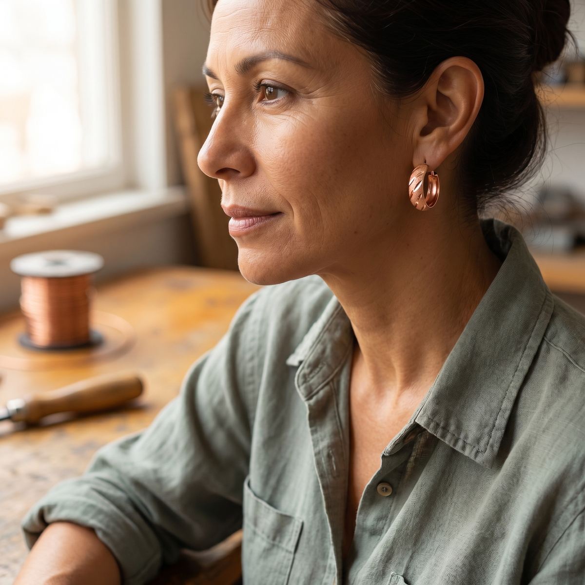 Charlotte's Vale Copper Earrings
