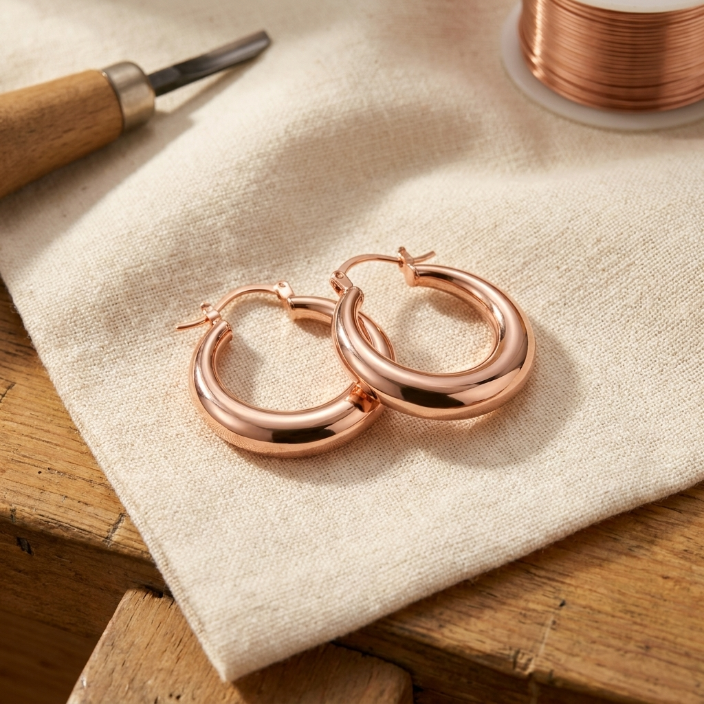 Charlotte's Marl Copper Earrings