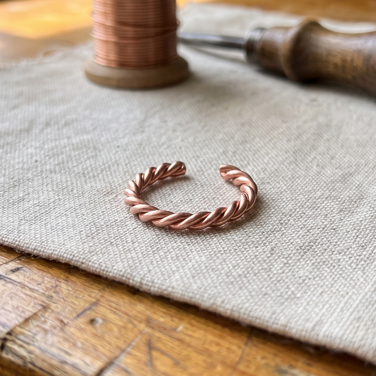 Charlotte's Copper Tensor Ring