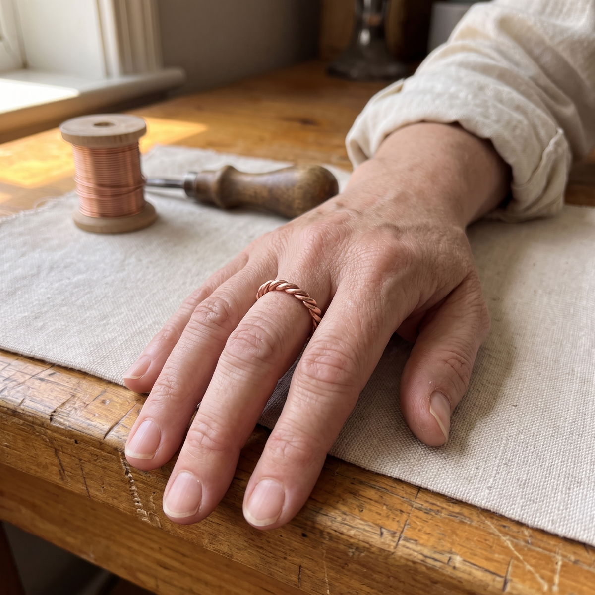 Charlotte's Copper Tensor Ring