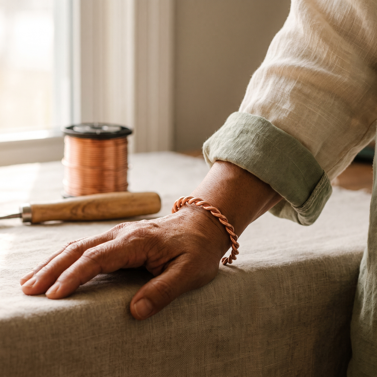 Charlotte's Tensor Copper Bracelet