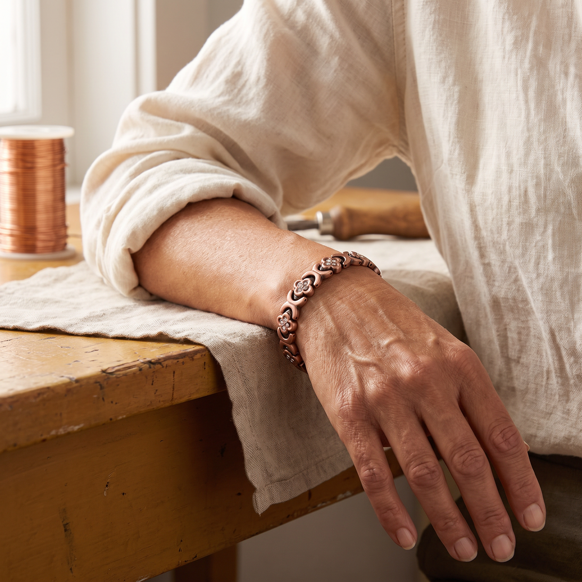 Charlotte's Keel Copper Bracelet