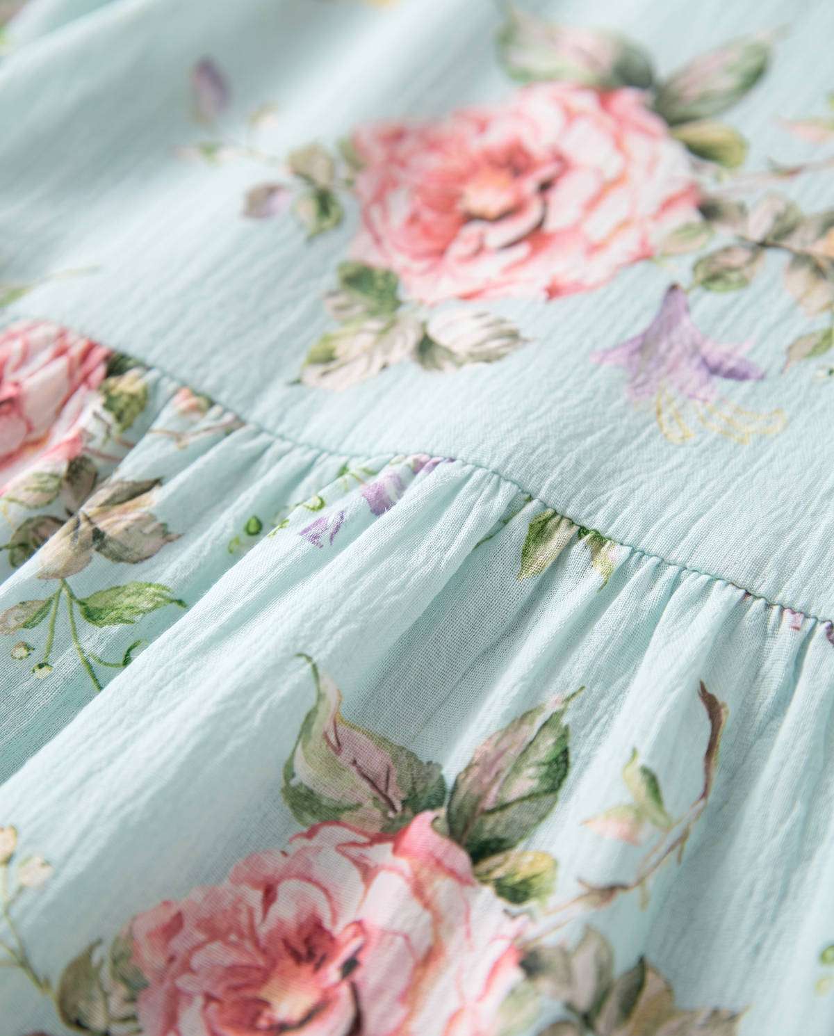 Delphine | Pastel Print Midi Dress