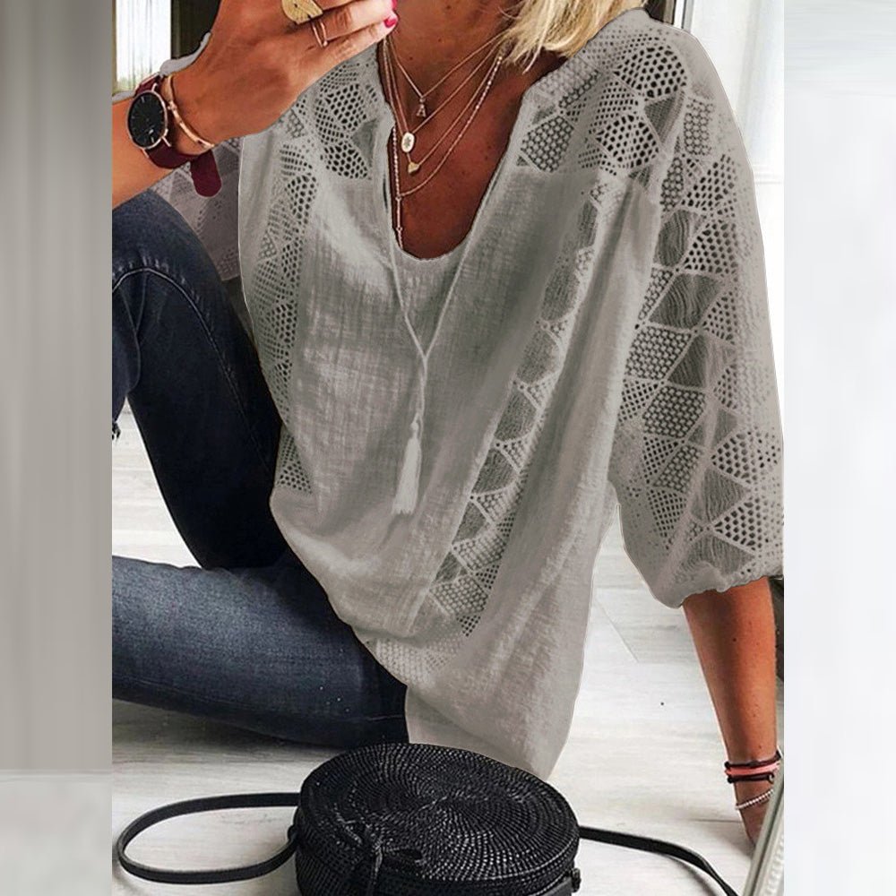 Una | Breezy Cotton Blouse