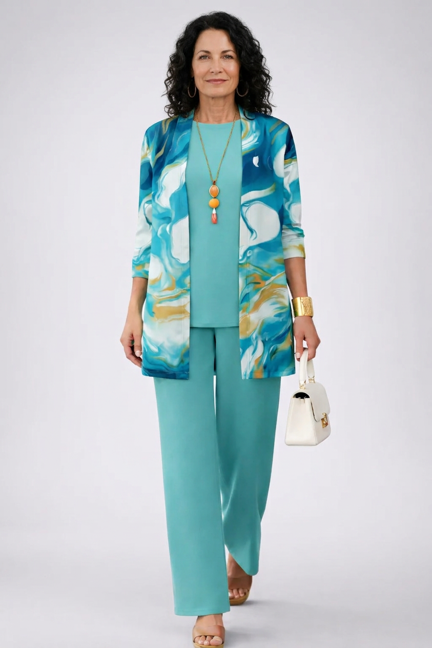 Irma | Three-Piece Cardigan Set