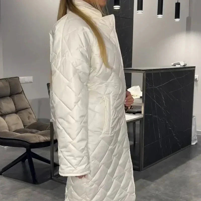 Briar™ Diamond Quilted Long Coat