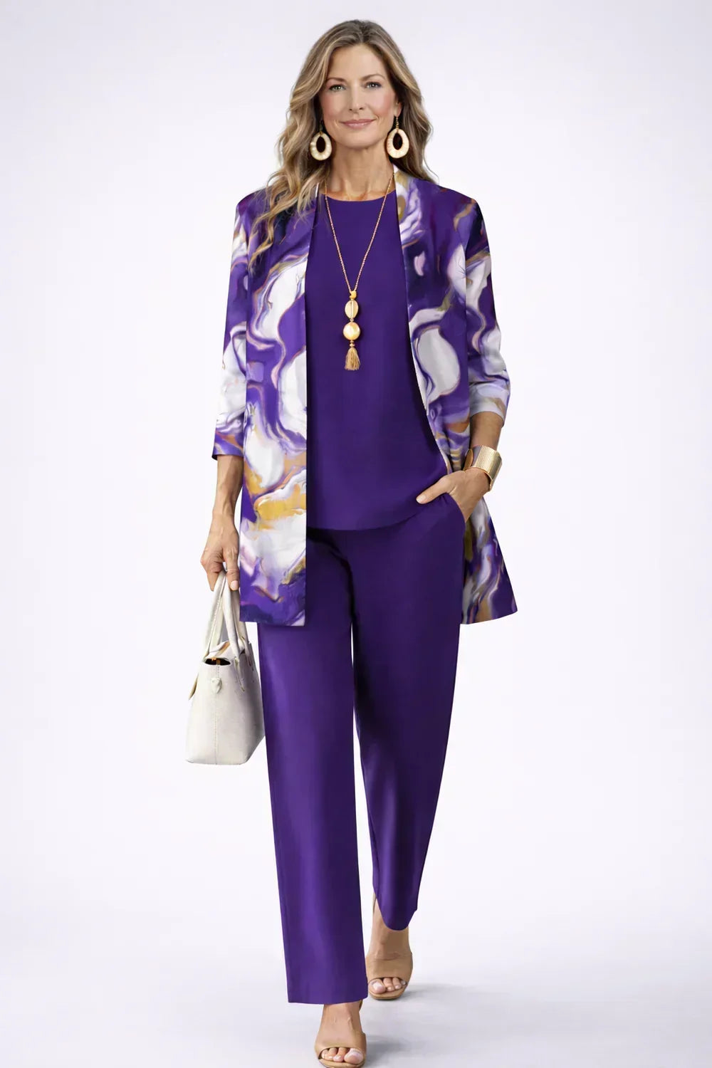 Millicent | Three-Piece Cardigan Set