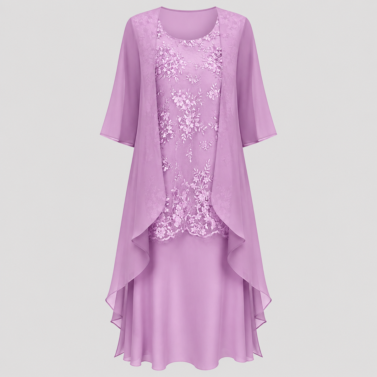 Lumi™ | Chiffon Two-Piece Dress